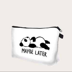 Panda "Maybe Later" Pouch